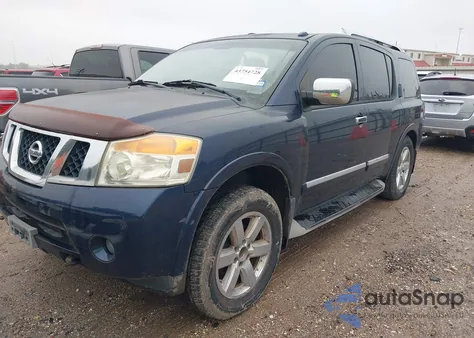 2010 Nissan Armada Platinum z USA, uszkodzony, nr VIN 5N1BA0ND5AN624152